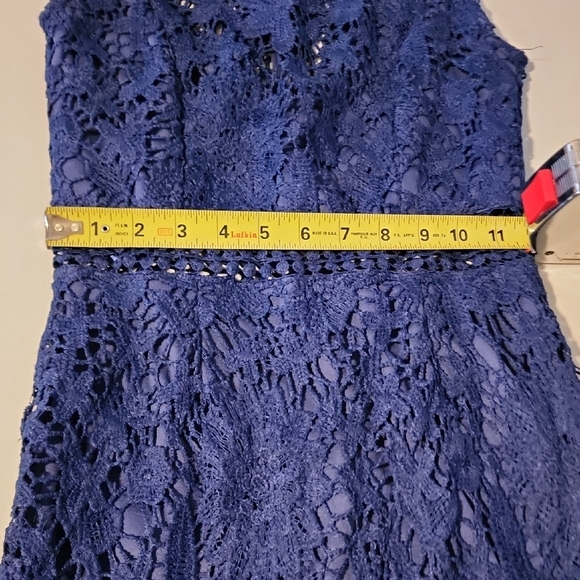 NWT PrettyLittleThing Blue Sheath Midi Dress - Picture 6 of 8